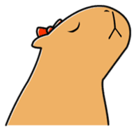 Capybara family sticker #988980