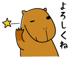 Capybara family sticker #988991