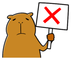 Capybara family sticker #988993