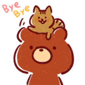 Stomach plonk animals sticker #989061