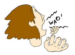 Funny guy Funny life sticker #989303