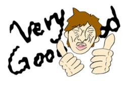 Funny guy Funny life sticker #989317