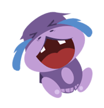 Henri, the cute baby hippo sticker #989529