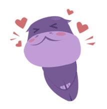 Henri, the cute baby hippo sticker #989536