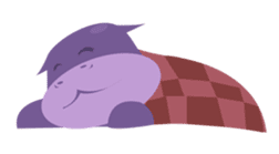 Henri, the cute baby hippo sticker #989549