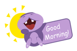 Henri, the cute baby hippo sticker #989551