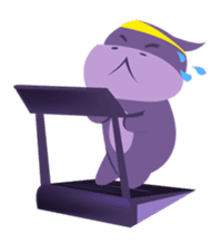 Henri, the cute baby hippo sticker #989557