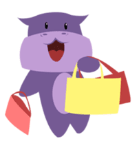 Henri, the cute baby hippo sticker #989558