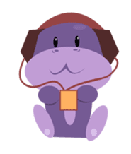 Henri, the cute baby hippo sticker #989560