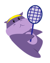 Henri, the cute baby hippo sticker #989562