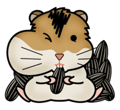 Cute Hamster sticker #989979