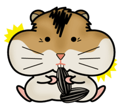 Cute Hamster sticker #989980