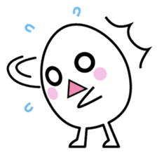 character of egg "tamako-san" sticker #990060