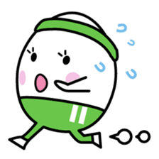 character of egg "tamako-san" sticker #990065