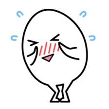 character of egg "tamako-san" sticker #990066