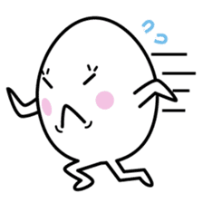 character of egg "tamako-san" sticker #990075