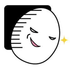 character of egg "tamako-san" sticker #990082