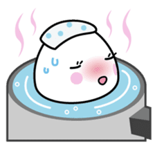 character of egg "tamako-san" sticker #990085