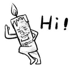 Candle Man vol.1 (English) sticker #990208