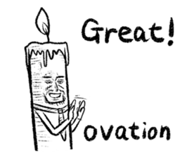 Candle Man vol.1 (English) sticker #990220