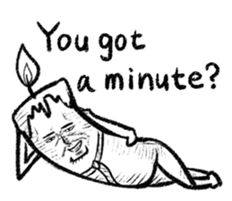 Candle Man vol.1 (English) sticker #990223