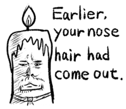 Candle Man vol.1 (English) sticker #990224