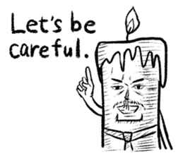 Candle Man vol.1 (English) sticker #990225