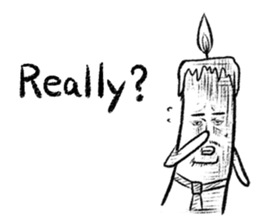 Candle Man vol.1 (English) sticker #990226