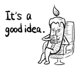 Candle Man vol.1 (English) sticker #990231