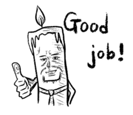 Candle Man vol.1 (English) sticker #990232