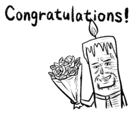 Candle Man vol.1 (English) sticker #990234