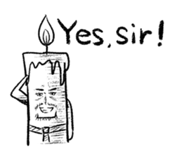 Candle Man vol.1 (English) sticker #990242