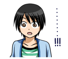 Older sister and younger brother! sticker #990262