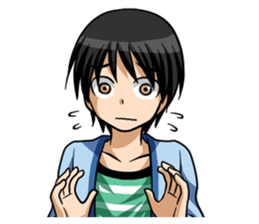 Older sister and younger brother! sticker #990266