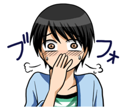 Older sister and younger brother! sticker #990278