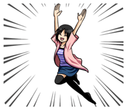 Older sister and younger brother! sticker #990285