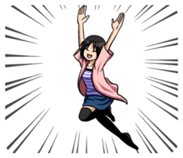 Older sister and younger brother! sticker #990285