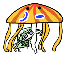 Jellyfish "grine" sticker #990488