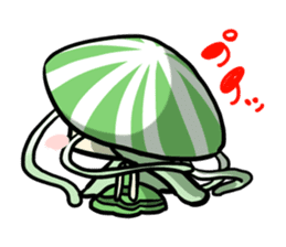 Jellyfish "grine" sticker #990516