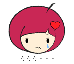 A girl  fall in love sticker #990769