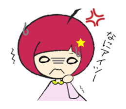 A girl  fall in love sticker #990776