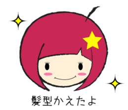 A girl  fall in love sticker #990777