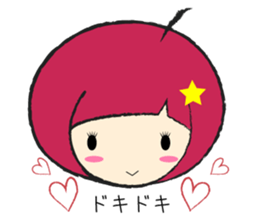 A girl  fall in love sticker #990779