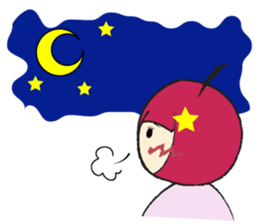 A girl  fall in love sticker #990784