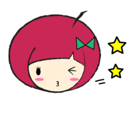 A girl  fall in love sticker #990788