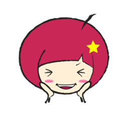 A girl  fall in love sticker #990789