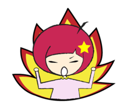 A girl  fall in love sticker #990792