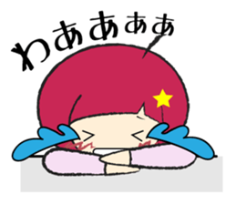 A girl  fall in love sticker #990794