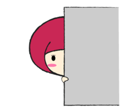 A girl  fall in love sticker #990795