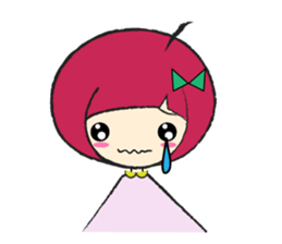 A girl  fall in love sticker #990797